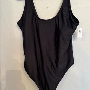 Old Navy Black Women's One Piece Swimsuit